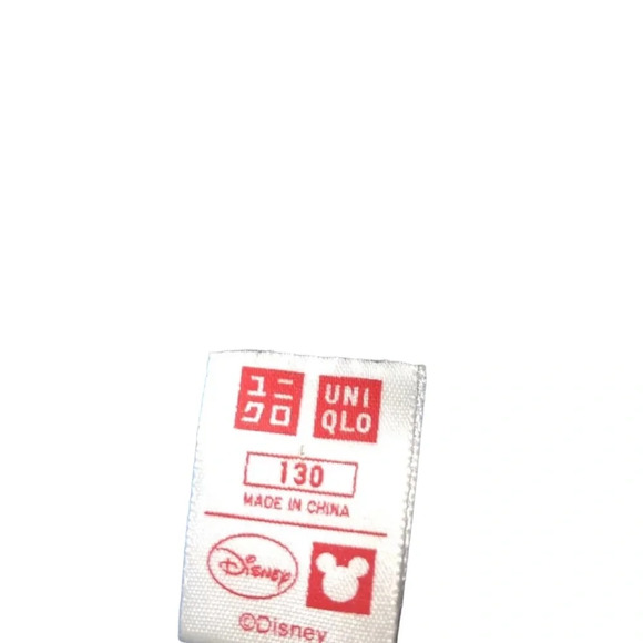 Uniqlo Kids Disney MICKEY MOUSE Blue Fleece Zip Up Coat Sz 130 US 8 - Picture 2 of 2